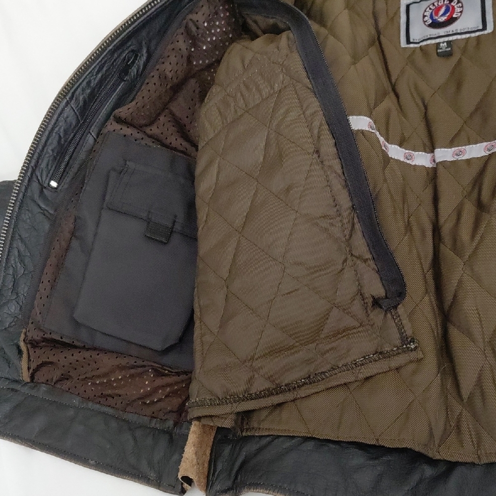 Grateful Dead Leather Jacket - Black and Brown - Picture 8 of 11